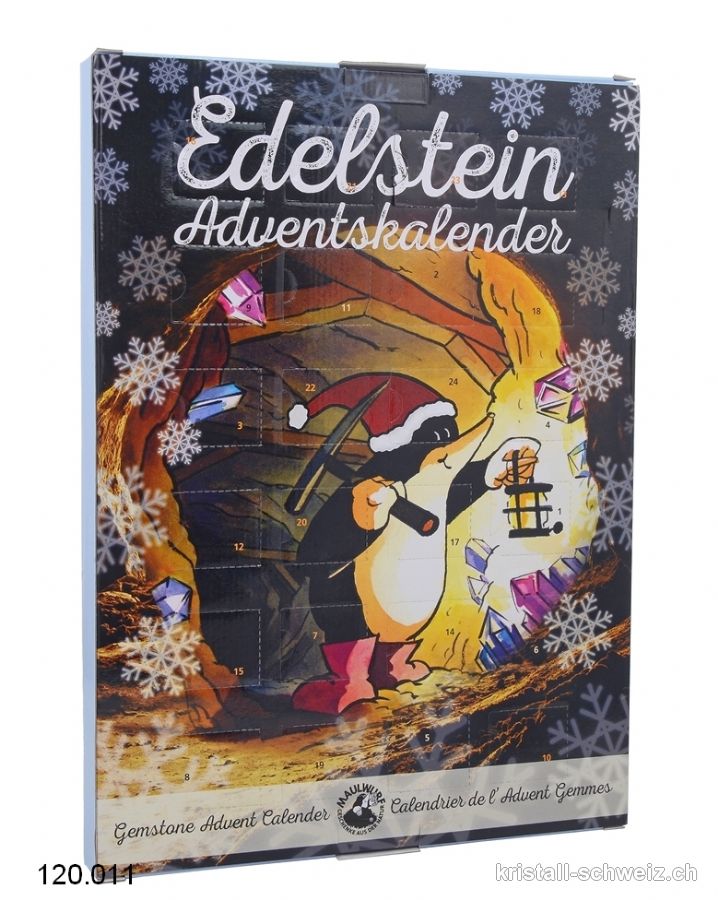 1 Adventskalender mit Edelsteine. SONDERANGEBOT VORVERKAUF