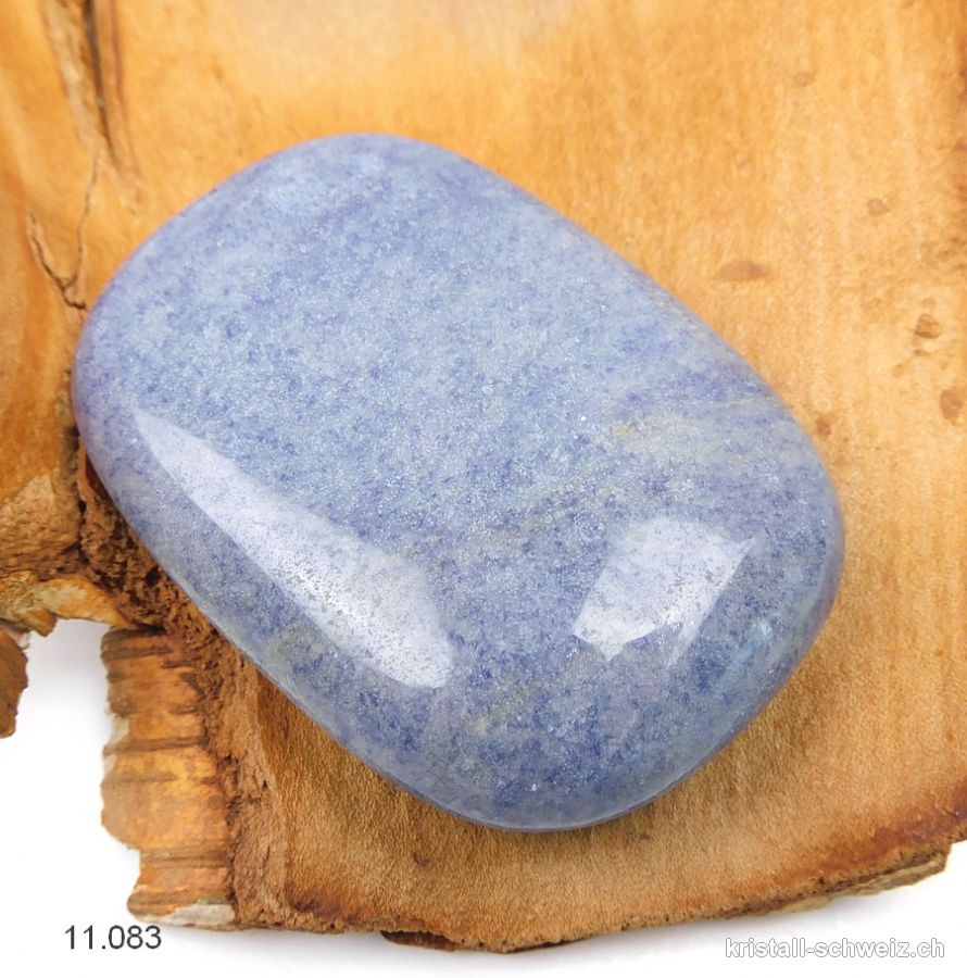 Quarz blau - Blauquarz, Seifenstein 7 x 5 cm