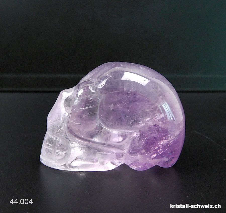 Schädel Amethyst. Einzelstück 52 Gramm