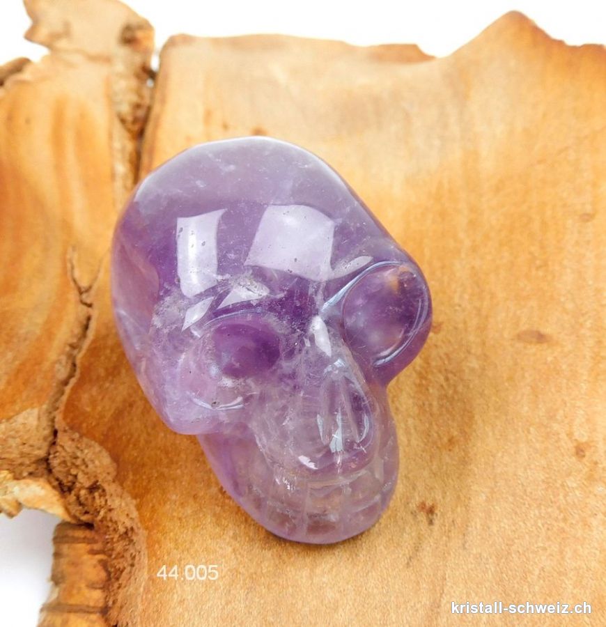 Schädel Amethyst. Einzelstück 97 Gramm