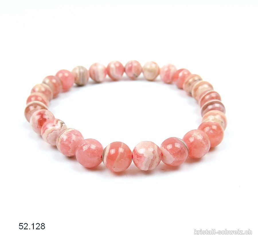 Armband Rhodochrosit 7 mm / 18 cm