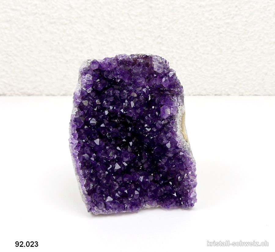 Amethyst aus Brasilien, Geode 8 cm. Unikat 312 Gramm