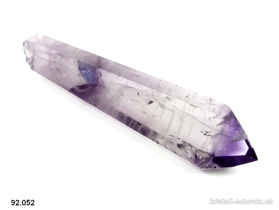 Amethyst Phantom AA Spitze poliert 14 cm. Unikat 128 Gramm