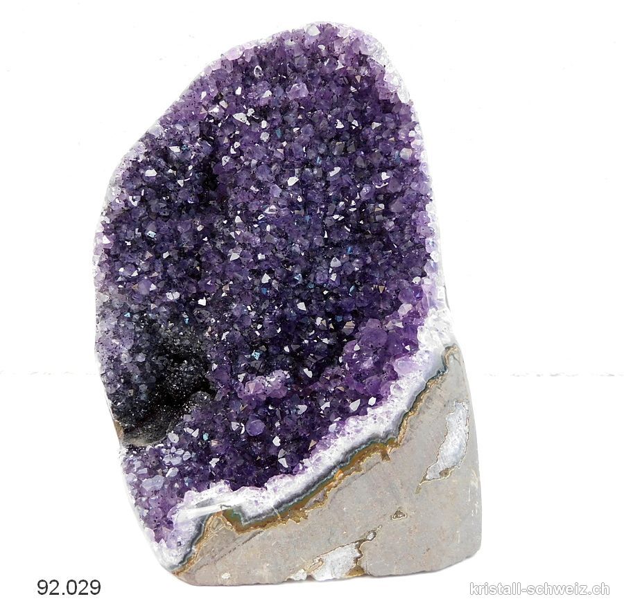 Amethyst aus Brasilien, Geode 15 cm. Unikat 1'369 Gr.