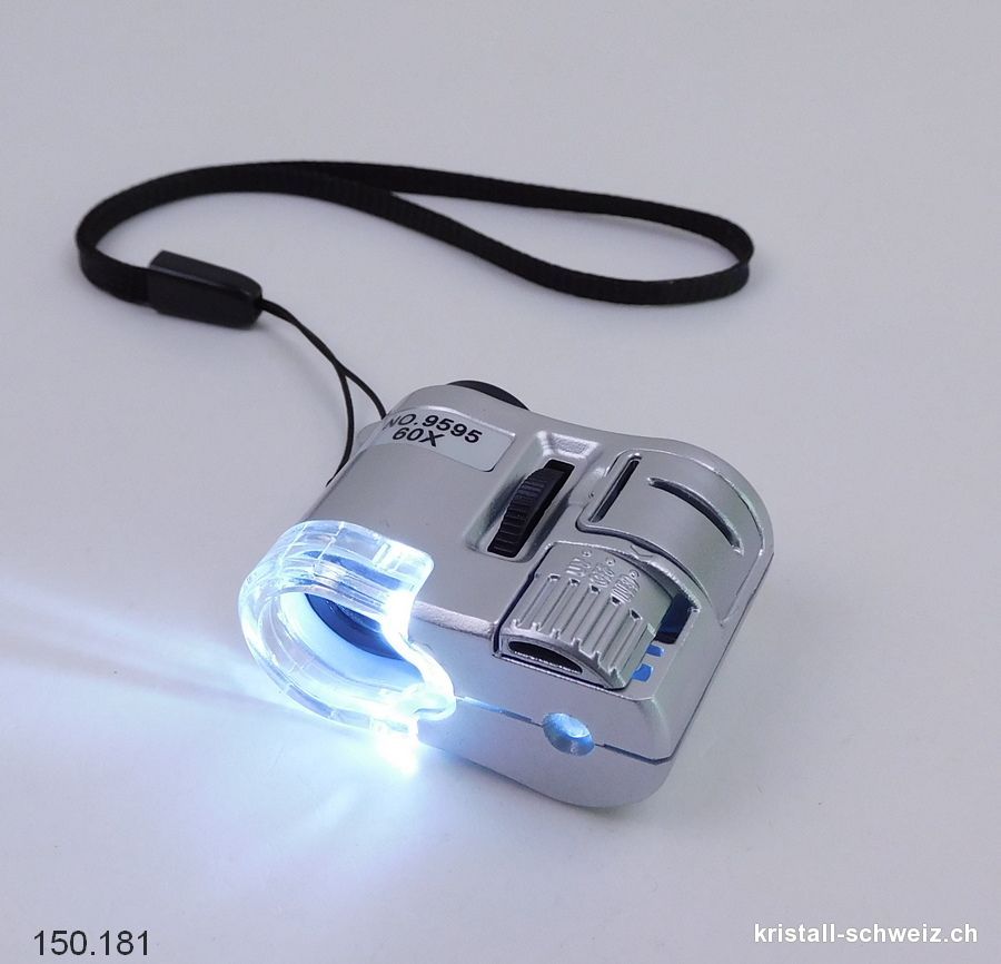 Mikroskop Mini LED 60 x. 4 x 3 cm