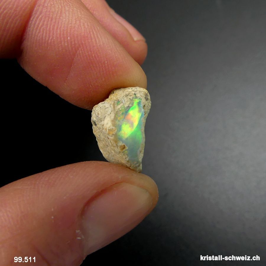 Opal roh aus Äthiopien. Unikat 5,4 Karat