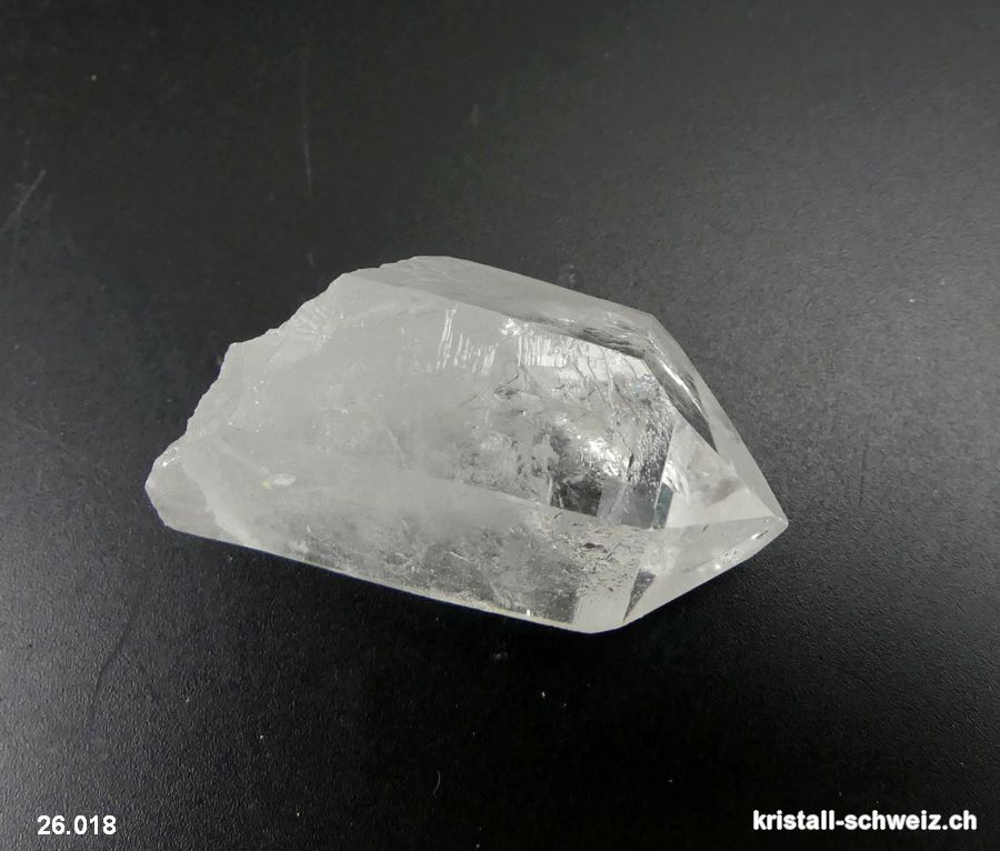 Bergkristall rohe Spitze 4,8 cm. Einzelstück 34 Gramm