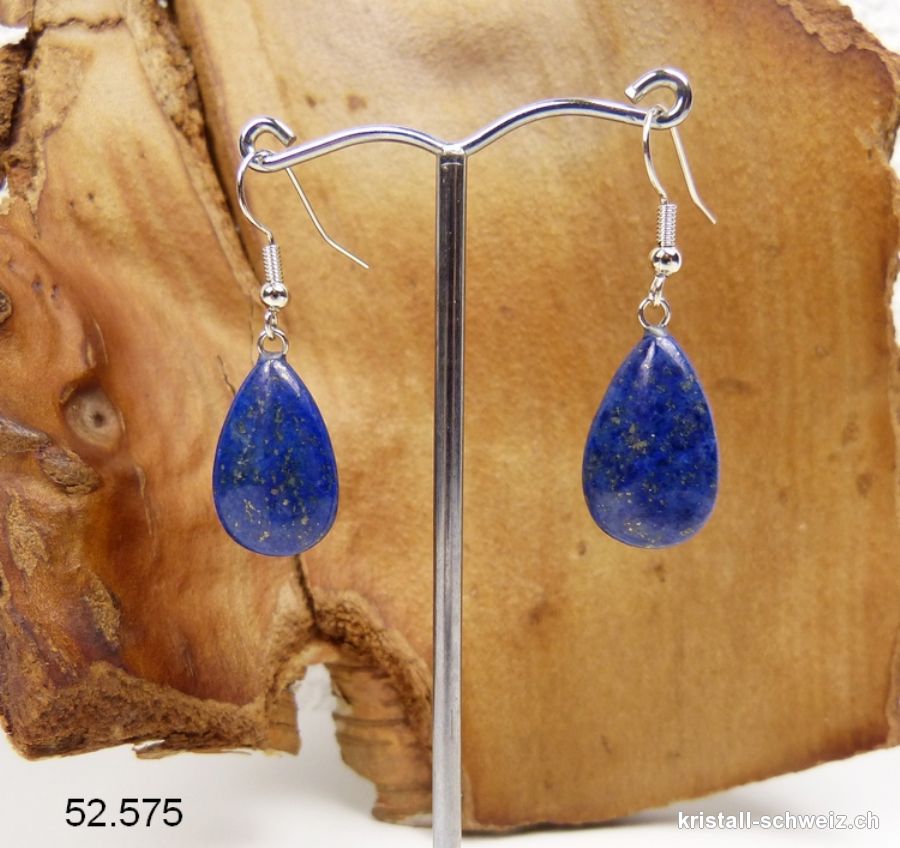 Ohrhänger Tropfen Lapislazuli 2 cm. Sonderangebot