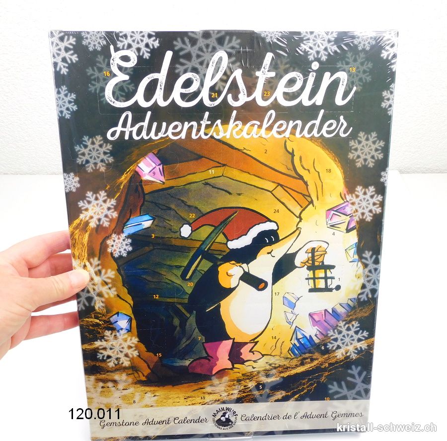 1 Adventskalender mit Edelsteine. SONDERANGEBOT VORVERKAUF