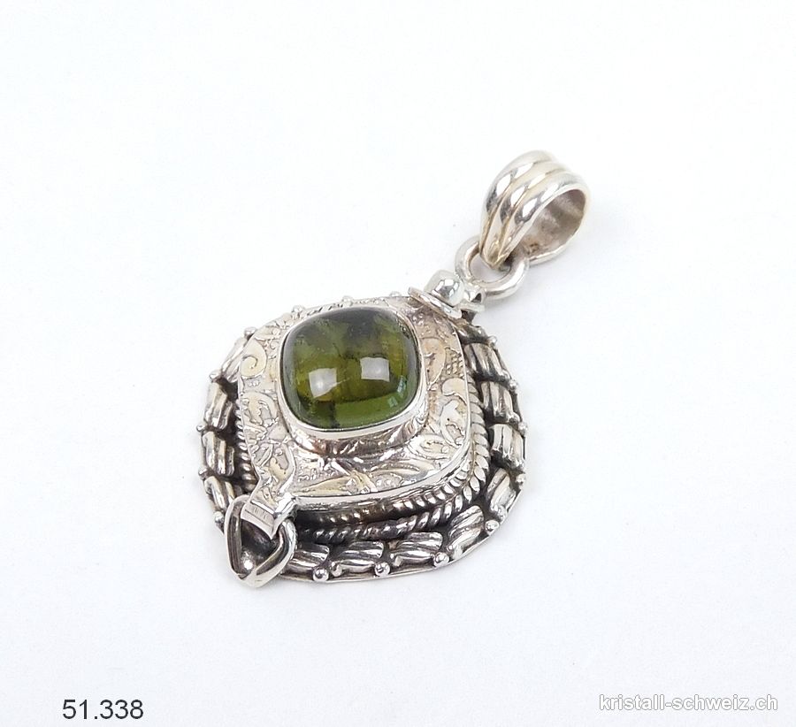 Anhänger Peridot - Olivin SECRET aus 925 Silber. Einzelstück