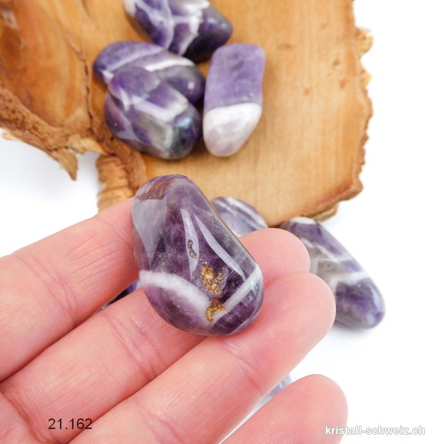 Amethyst Chevron 3 - 4 cm. Größe M-L