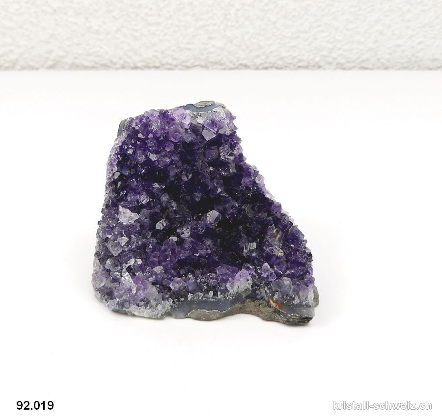 Amethyst aus Brasilien, Geode 5 cm. Unikat 162 Gramm