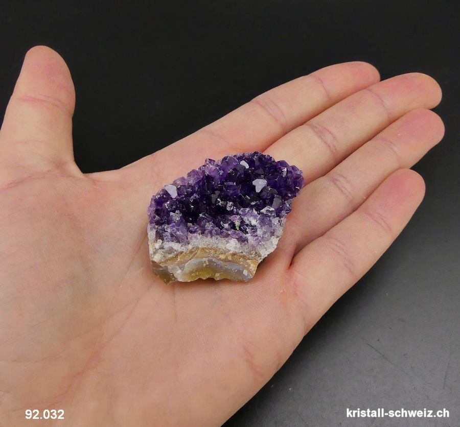 Amethyst aus Uruguay, kleine Gruppe. Unikat