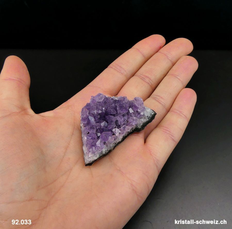 Amethyst aus Uruguay, kleine Gruppe. Unikat