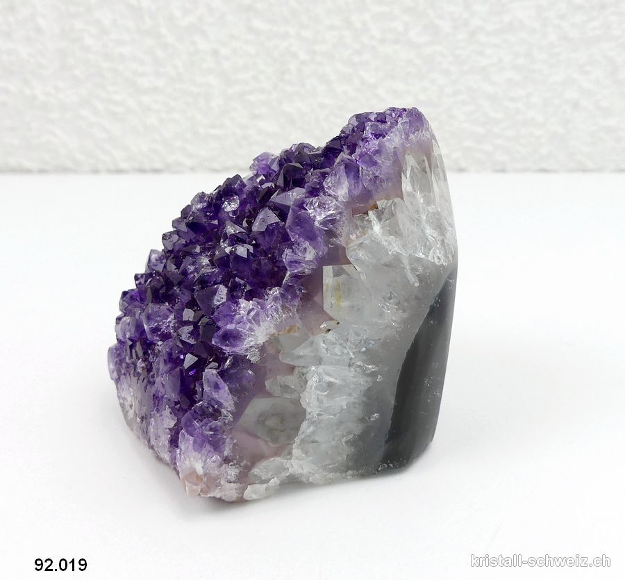 Amethyst aus Brasilien, Geode 5,2 cm. Unikat 167 Gramm