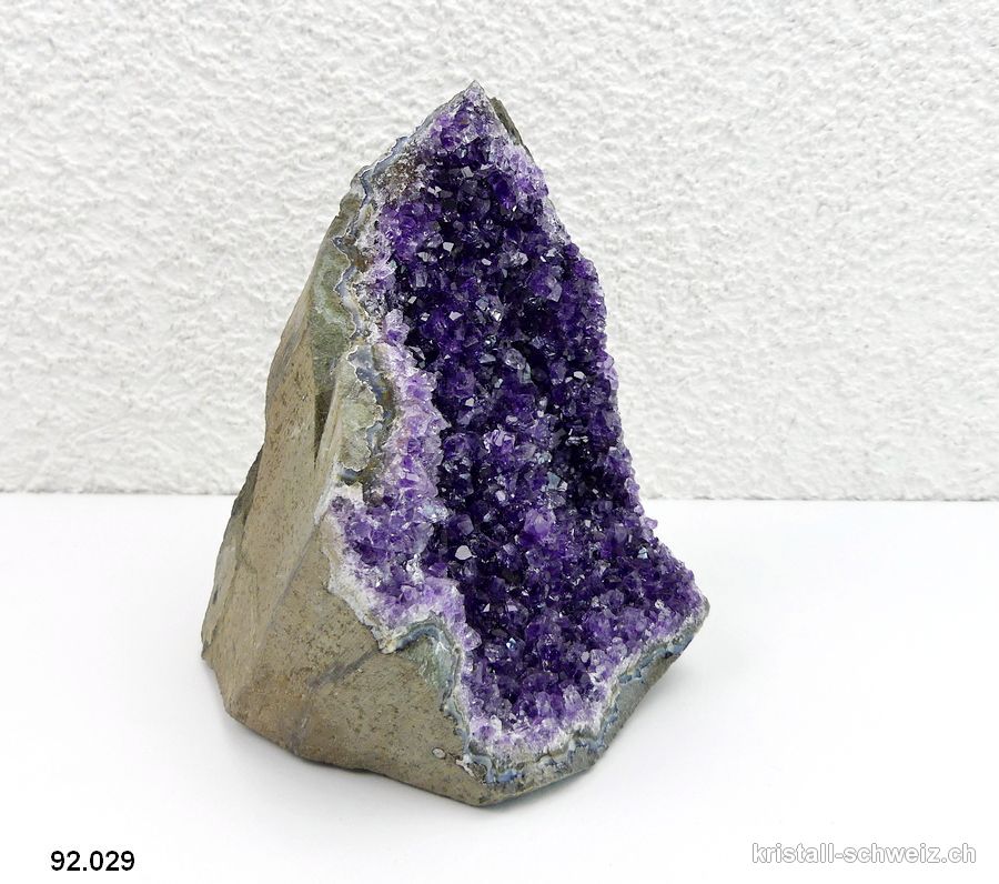 Amethyst aus Brasilien, Geode 10,9 cm. Unikat 670 Gr