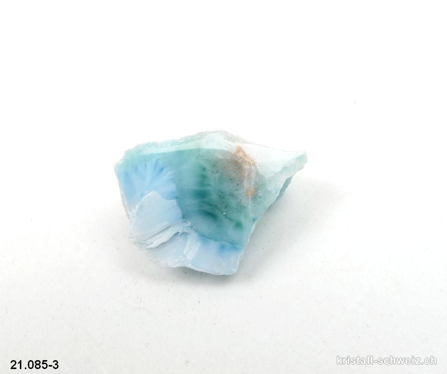 Larimar 1 polierte Seite. Kleine unikat 3 Gramm