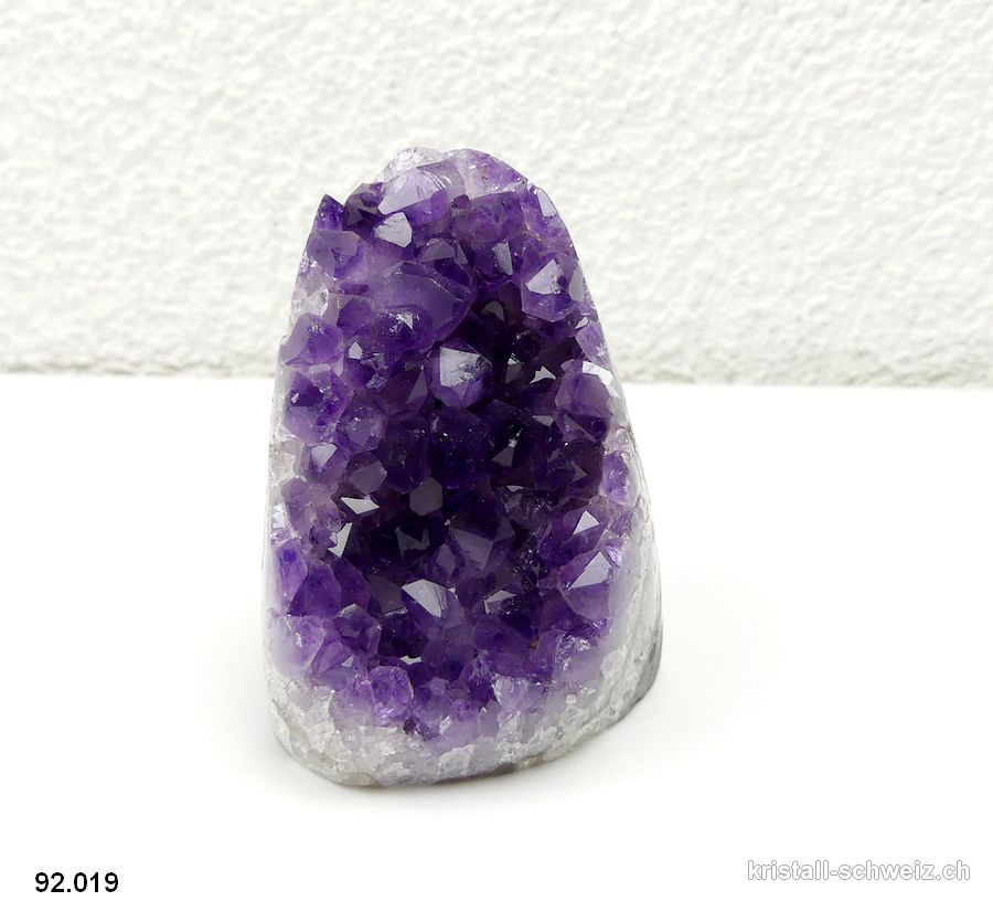 Amethyst aus Brasilien, Geode 6,5 cm. Unikat 226 Gramm