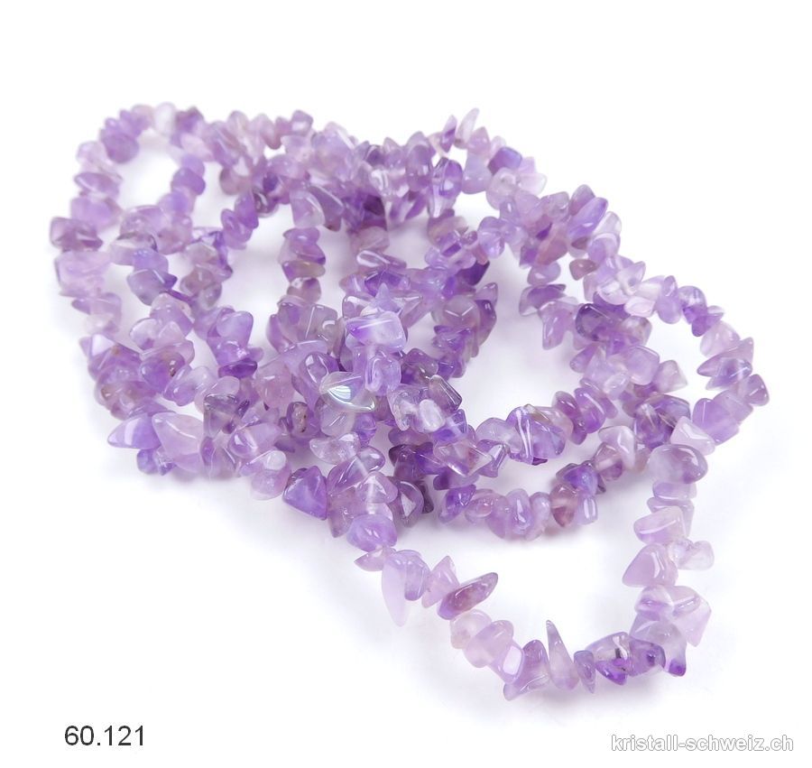 Armband Amethyst Splitter, elastisch ca. 19 cm. Grösse M-L