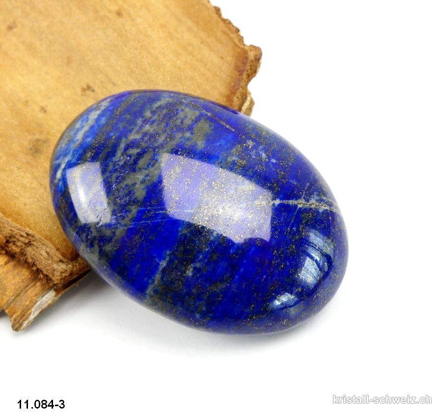 Lapislazuli aus Afghanistan, Seifenstein 6, x 4,3 x 2 cm. Unikat