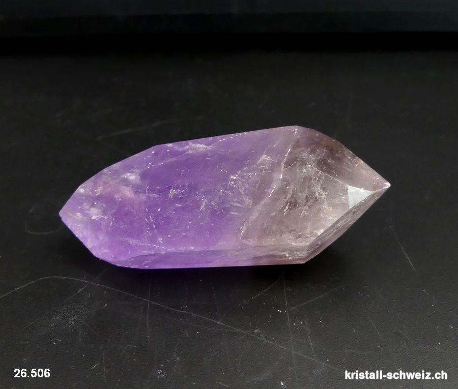 Amethyst Doppelender poliert. Unikat 50 Gramm