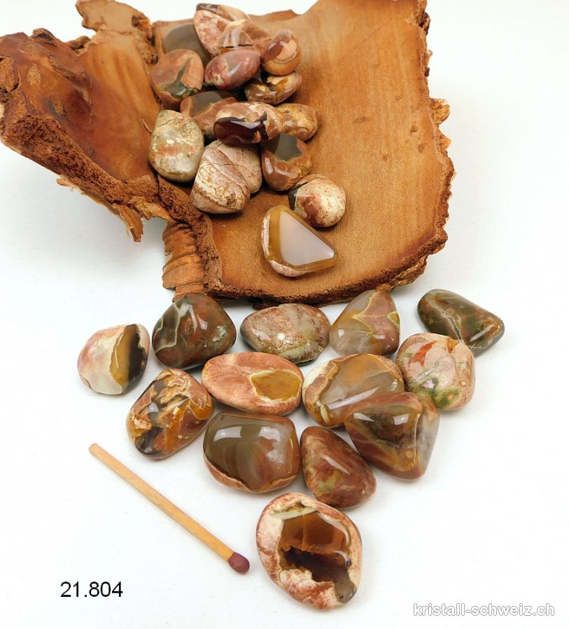 Achat Thunderegg - Amulettstein aus Australien 2 - 2,5 cm. Größe SM