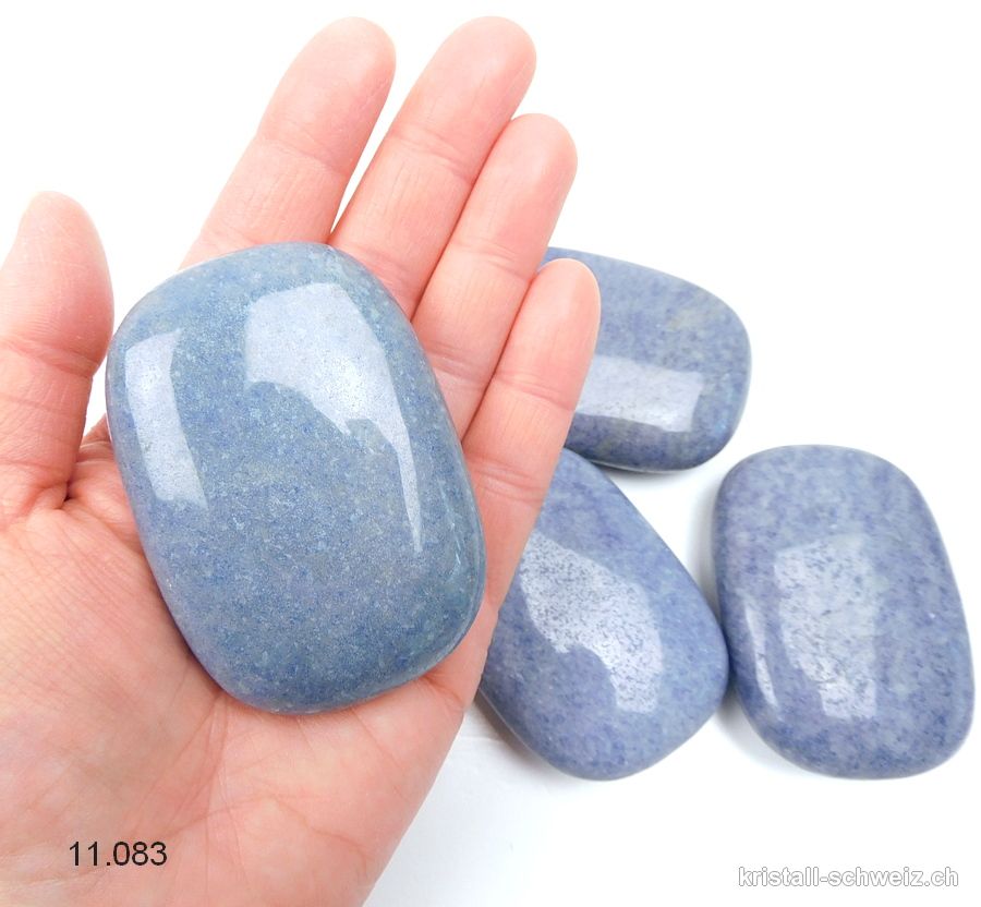 Quarz blau - Blauquarz, Seifenstein 7 x 5 cm