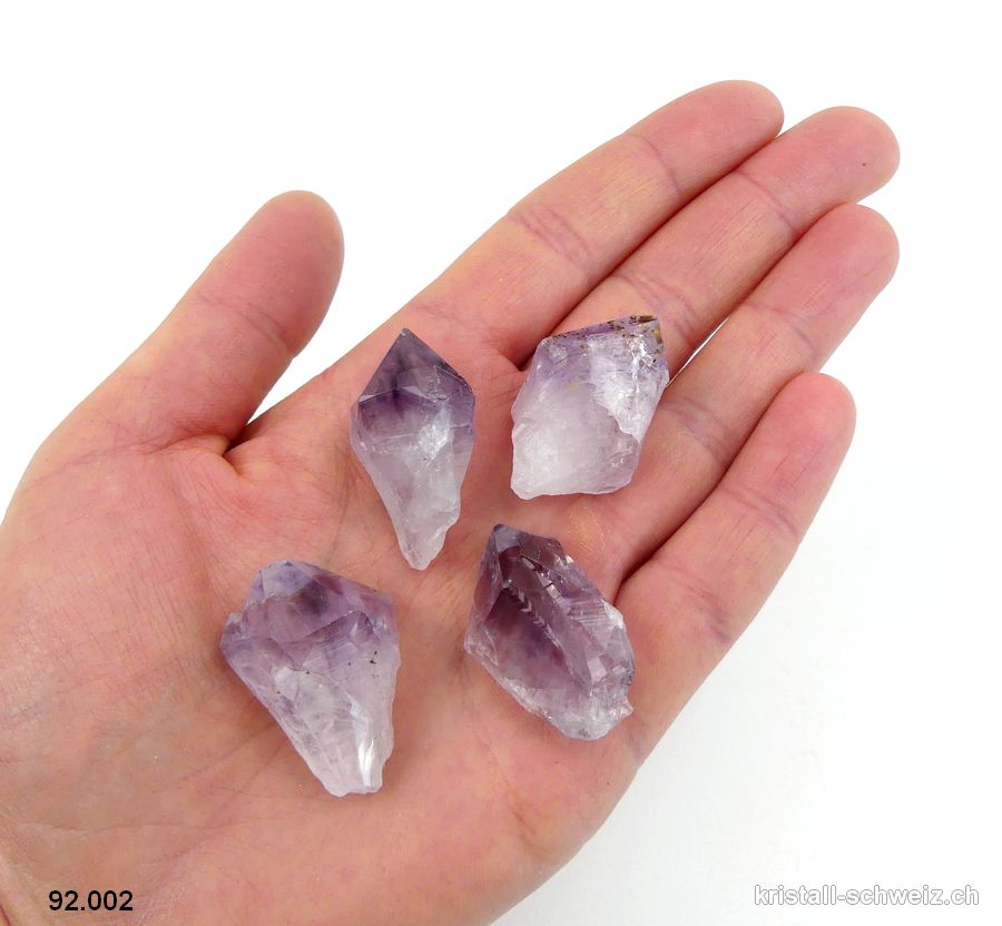 Amethyst rohe Spitze, ca. 2,8 - 3,2 cm