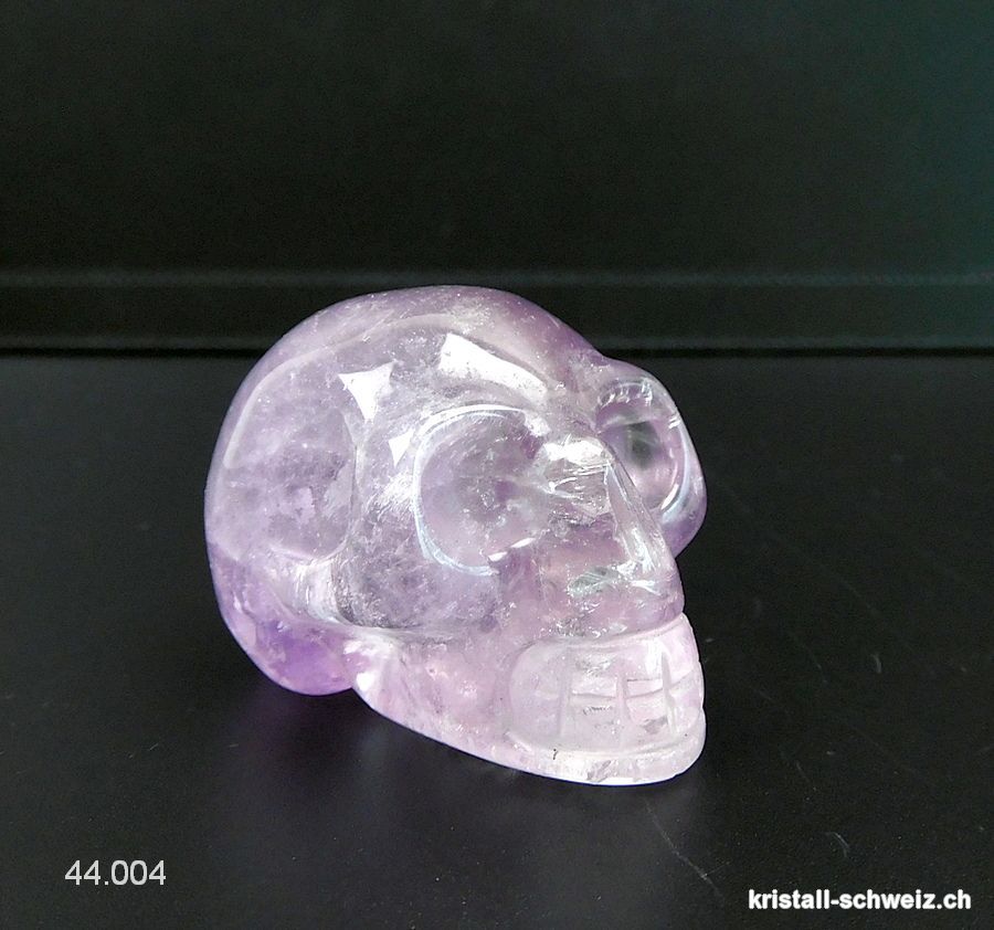 Schädel Amethyst. Einzelstück 52 Gramm