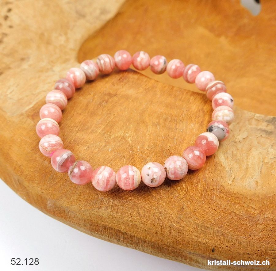 Armband Rhodochrosit 7 mm / 18 cm