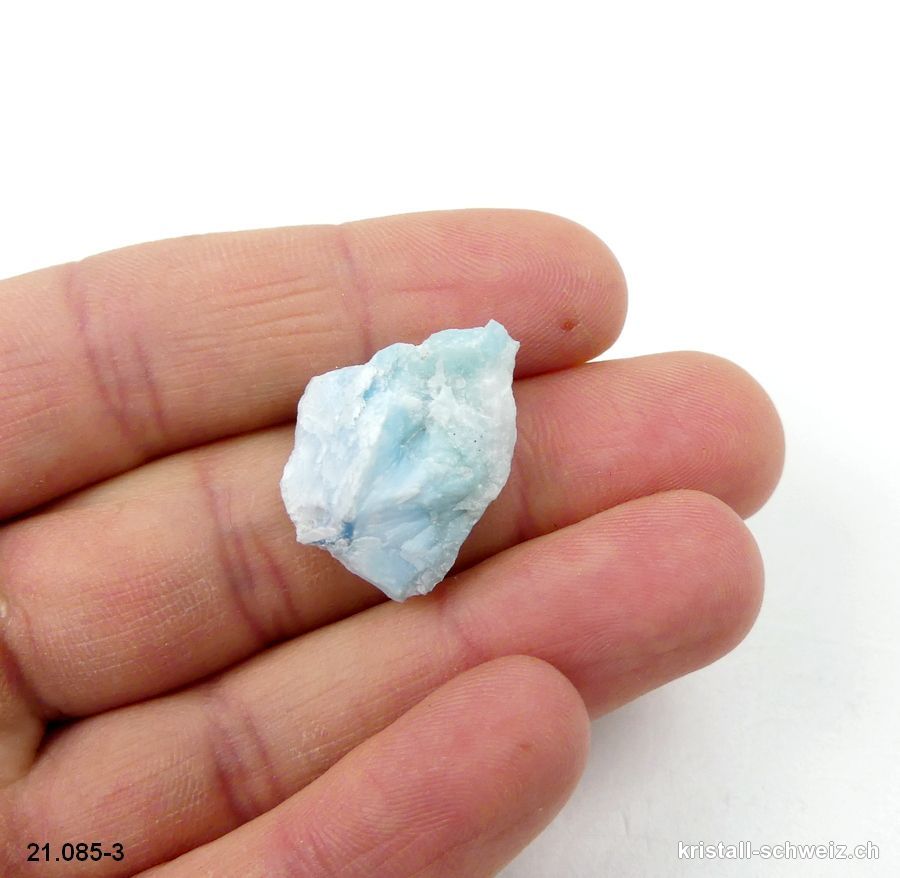 Larimar 1 polierte Seite. Kleine unikat 3 Gramm