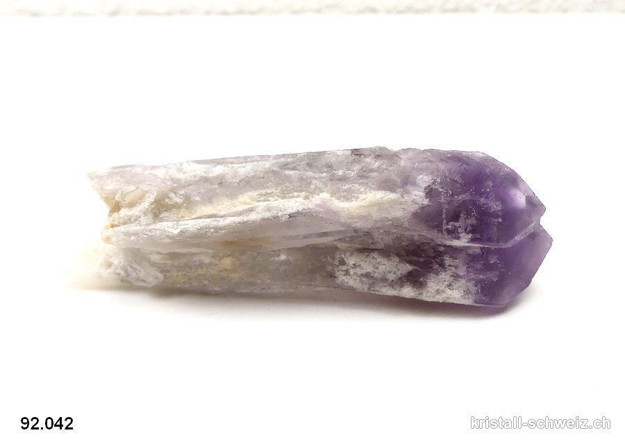 Amethyst Phantom Doppel Rohspitze, 8,7 cm. Unikat