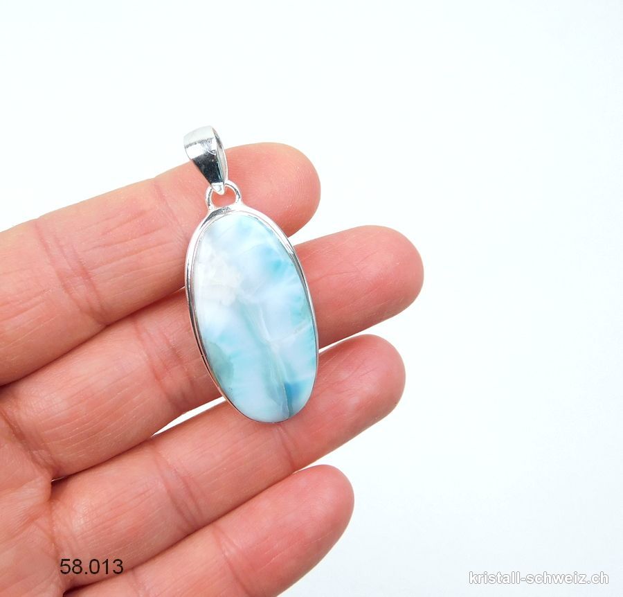 Anhänger Larimar aus 925 Silber. Einzelstück