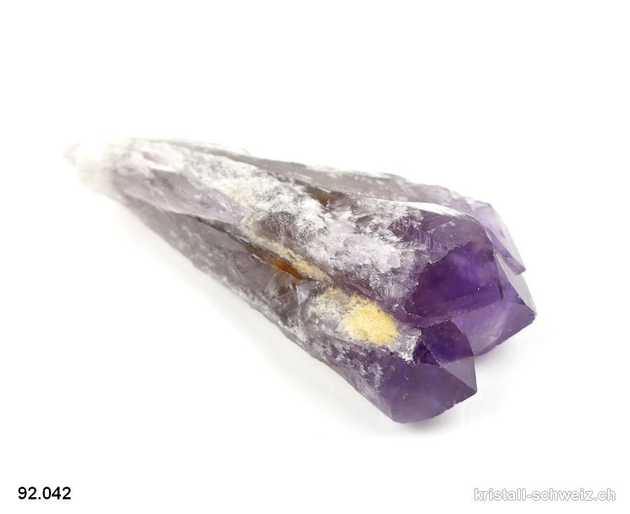 Amethyst Phantom mehrere Rohspitze, 9,2 cm. Unikat