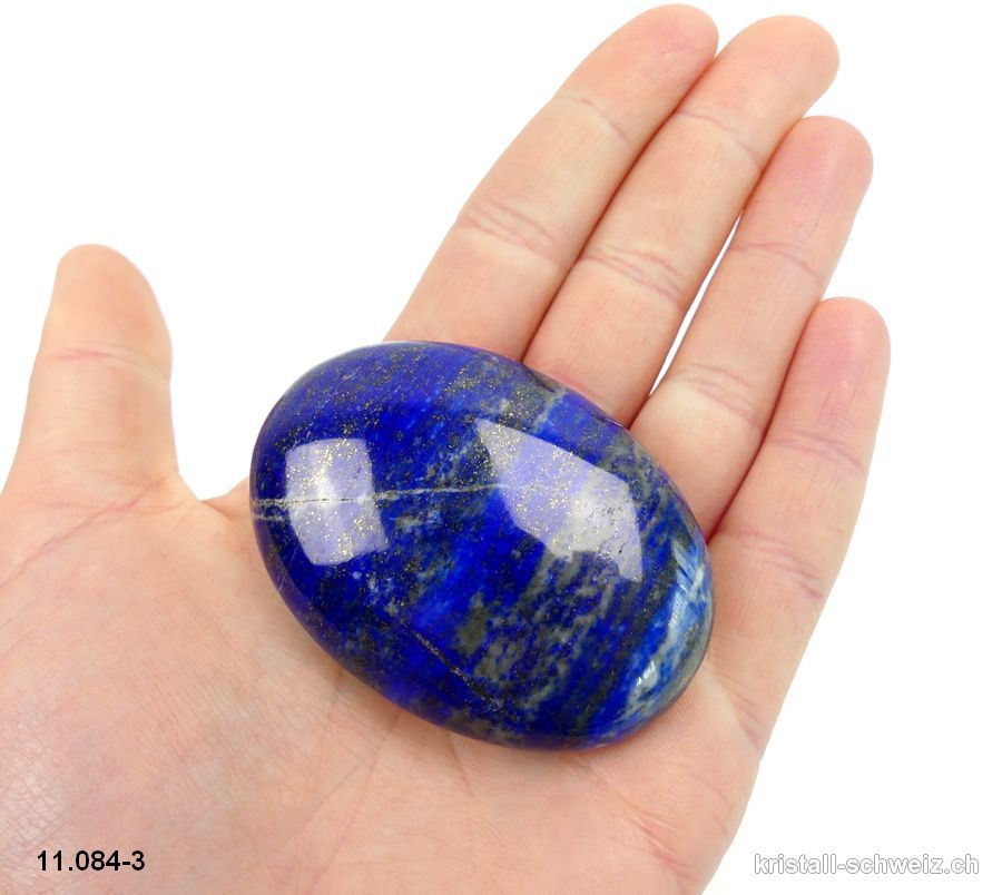 Lapislazuli aus Afghanistan, Seifenstein 6, x 4,3 x 2 cm. Unikat