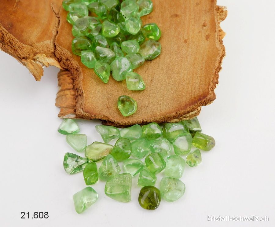 Peridot - Olivin 8 bis 11 mm. Sonderangebot