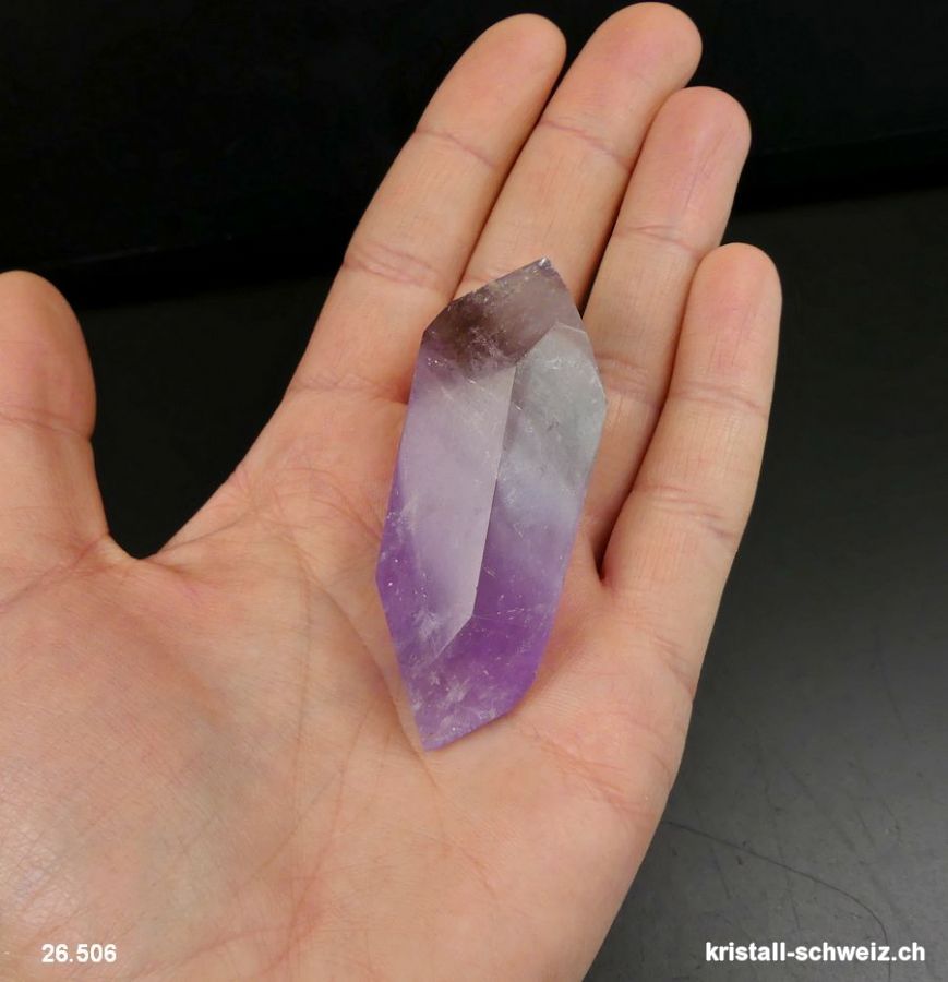 Amethyst Doppelender poliert. Unikat 50 Gramm