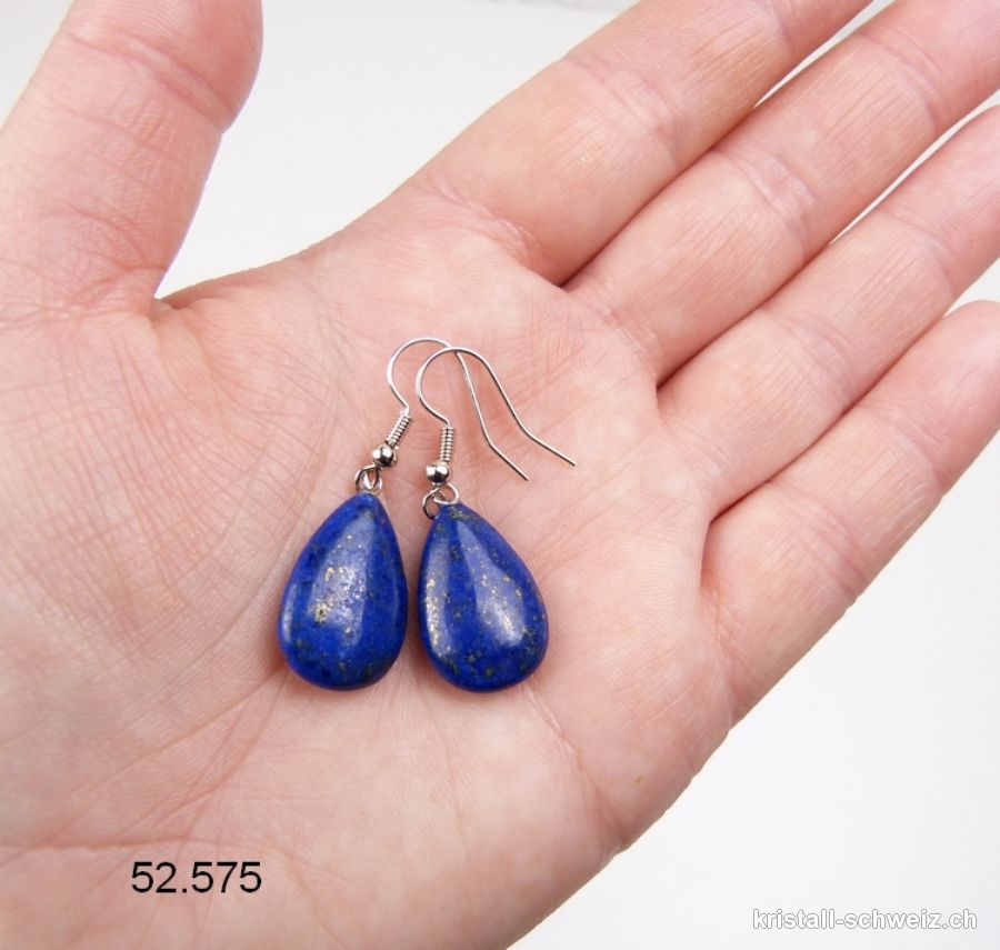 Ohrhänger Tropfen Lapislazuli 2 cm. Sonderangebot