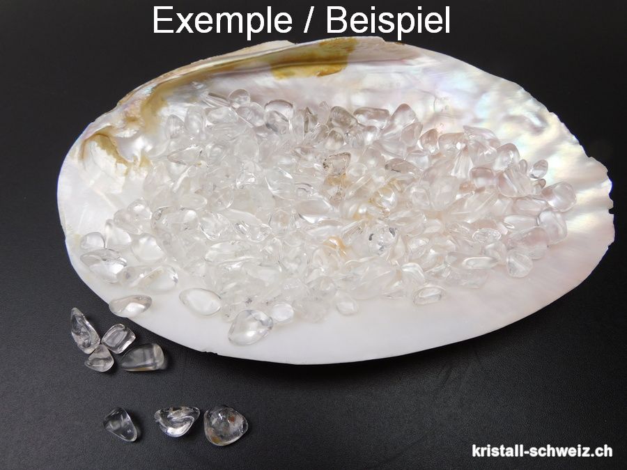100 Gramm Bergkristall Granulat A-Qual. 5 - 10 mm