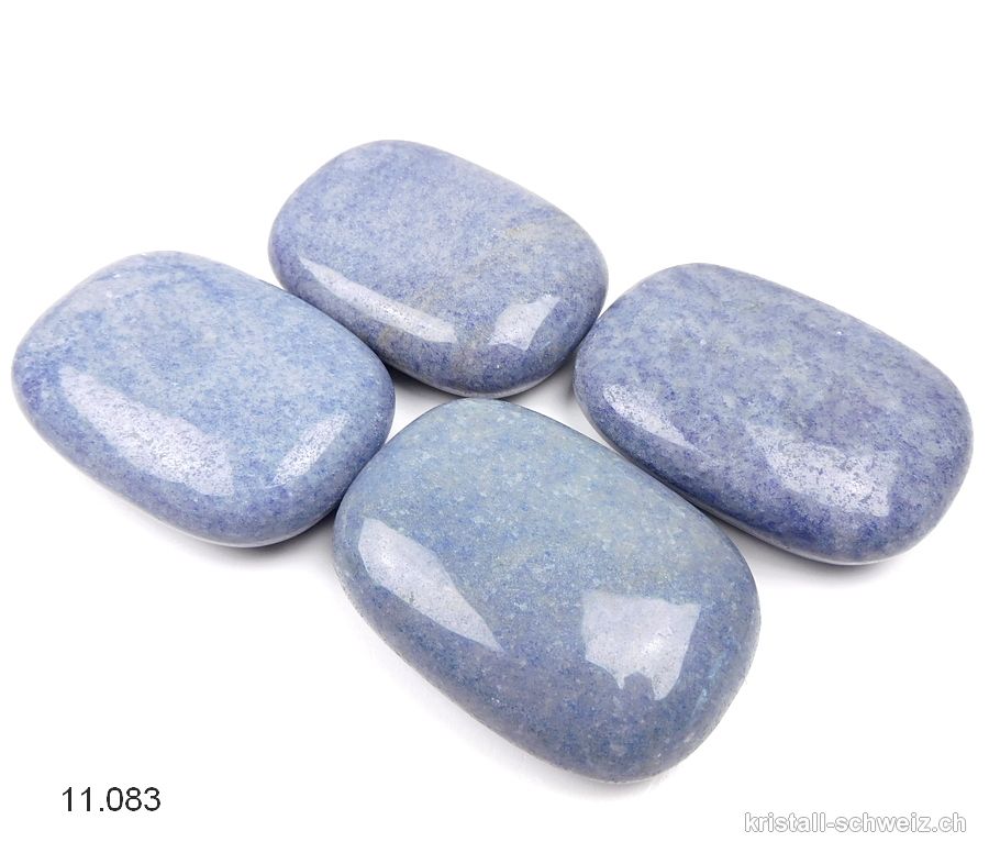 Quarz blau - Blauquarz, Seifenstein 7 x 5 cm