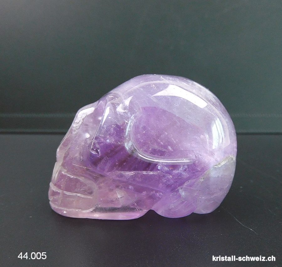 Schädel Amethyst. Einzelstück 97 Gramm