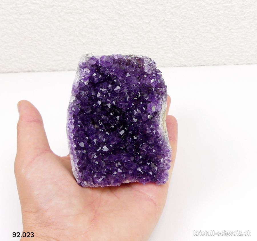 Amethyst aus Brasilien, Geode 8 cm. Unikat 312 Gramm