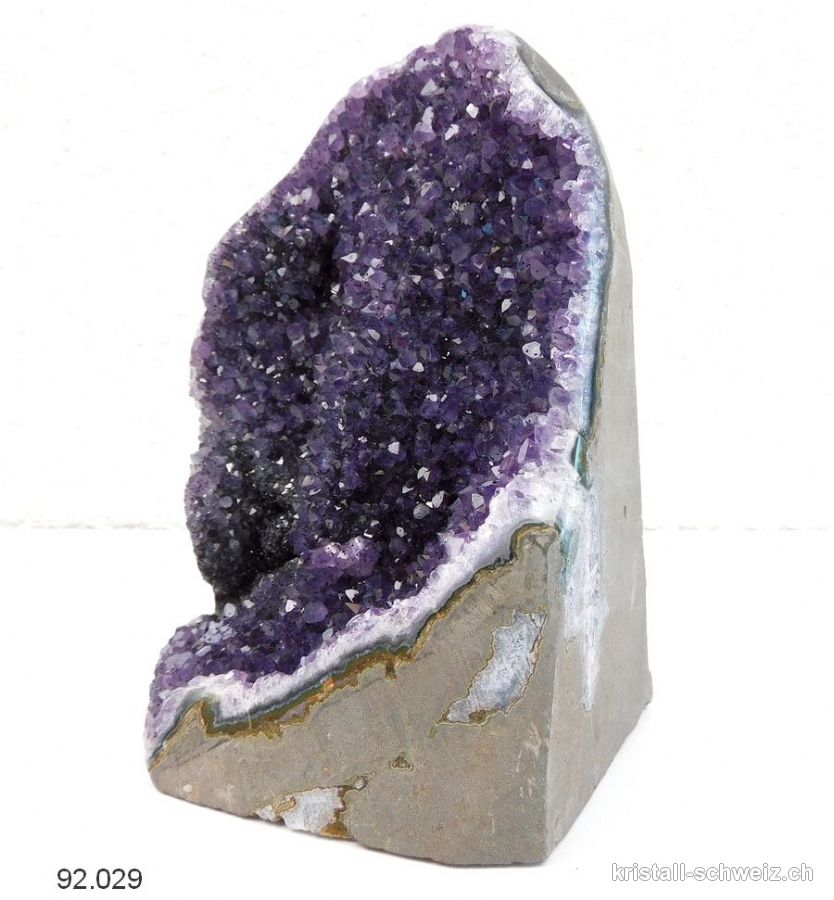 Amethyst aus Brasilien, Geode 15 cm. Unikat 1'369 Gr.