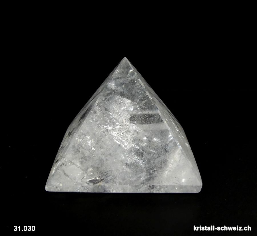 Pyramid Bergkristall, Basis 4,7 cm. Unikat