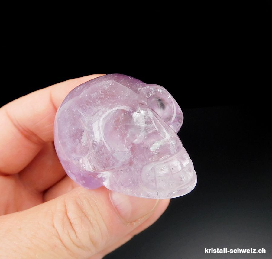 Schädel Amethyst. Einzelstück 52 Gramm