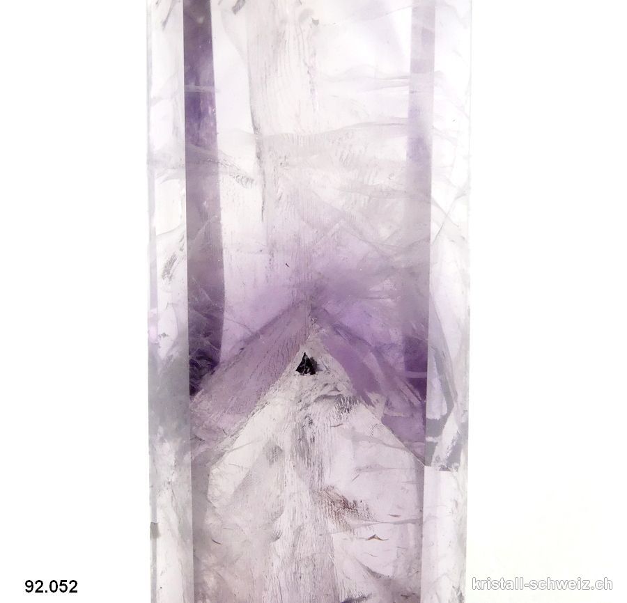 Amethyst Phantom AA Spitze poliert 14 cm. Unikat 128 Gramm